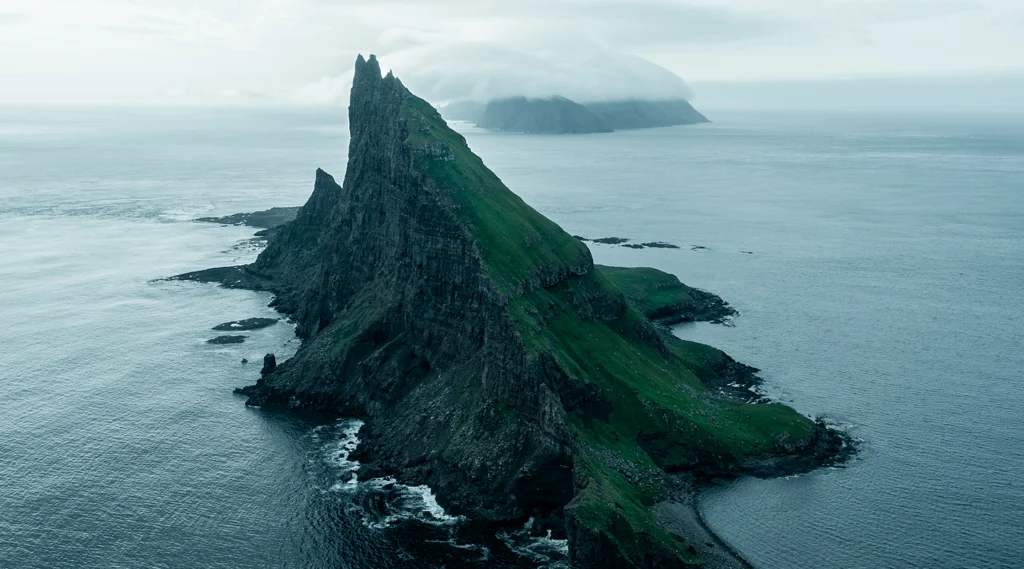 Tindhólmur islet in the Faroe Islands